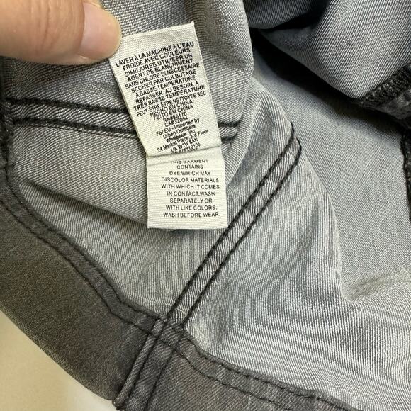 Free People Modern Femme Denim Skirt Light Grey Size 0 - Picture 7 of 9